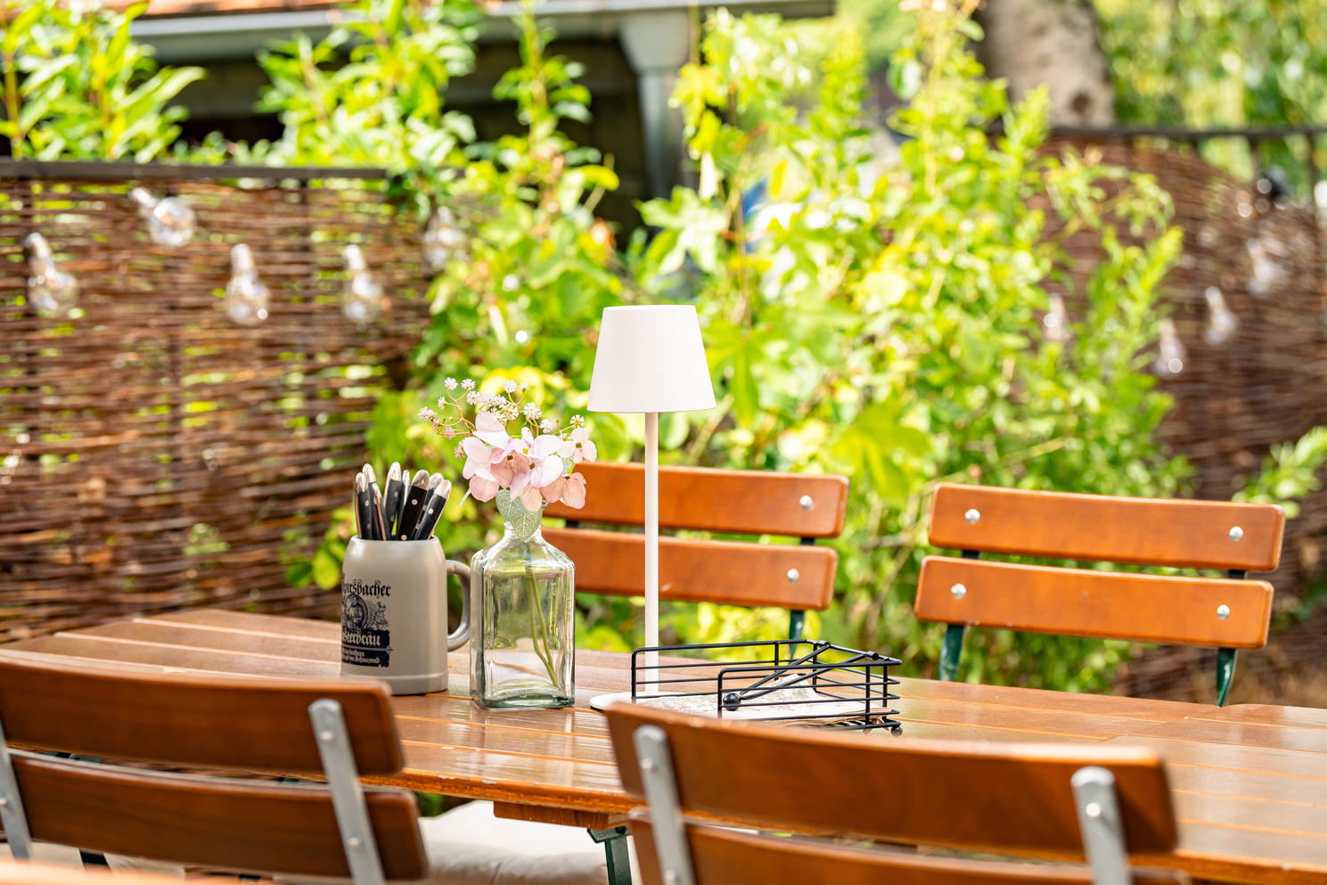 Lauschiges Plätzchen im Gastgarten